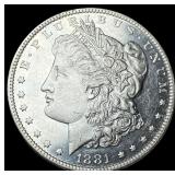 1881-O Silver Morgan Dollar CHOICE AU