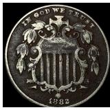 1882 Shield Nickel LIGHTLY CIRCULATED