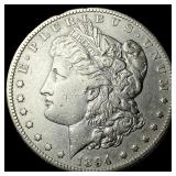 1894-S Silver Morgan Dollar NEARLY UNCIRCULATED