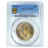 1949-D Franklin Half Dollar PCGS MS65