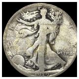 1919-S Silver Walking Liberty Half Dollar NICELY C