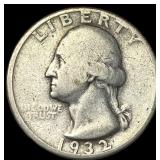 1932-D Silver Washington Quarter NICELY CIRCULATED