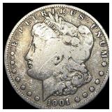 1901-S Silver Morgan Dollar NICELY CIRCULATED