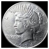 1934 Peace Silver Dollar CLOSELY UNCIRCULATED