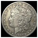 1904-S Silver Morgan Dollar LIGHTLY CIRCULATED