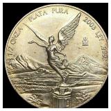2003 Mexico Silver 1/2 Oz Libertad GEM BU