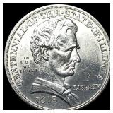 1918 Illinois Centennial Silver Half Dollar CHOICE