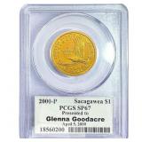 2000 Sacagawea $1 PCGS SP67
