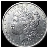 1901 Morgan Silver Dollar CLOSELY UNCIRCULATED