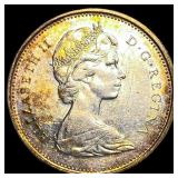 1967 Canada Silver 25 Cents CLOSELY UNCIRCULATED