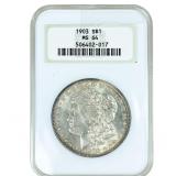 1903 Morgan Silver Dollar NGC MS64