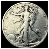 1920-S Silver Walking Liberty Half Dollar LIGHTLY