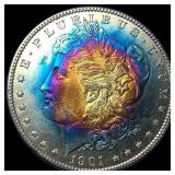 1901-O Toned Silver Morgan Dollar UNCIRCULATED