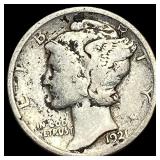 1921 Silver Mercury Dime NICELY CIRCULATED