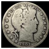 1902-O Silver Barber Half Dollar NICELY  CIRCULAT