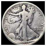 1917-S Silver Walking Liberty Half Dollar  LIGHTL