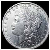 1887 Morgan Silver Dollar CLOSELY UNCIRCULATED