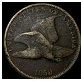 1858 Copper-Nickel Flying Eagle Cent HIGH  GRADE