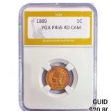 1889 Indian Head Cent PGA PR65 RD CAM