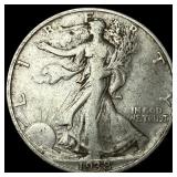 1938-D Silver Walking Liberty Half Dollar  ABOUT