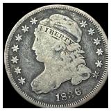 1836 Capped Bust Dime NICELY CIRCULATED
