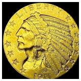 1911 Indian Head Half Eagle $5 Gold CLOSELY UNCIRC