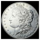 1884-CC Silver Morgan Dollar CLOSELY UNCIRCULATED