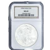 1994 Silver Eagle NGC MS69