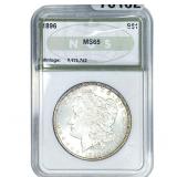 1896 Morgan Silver Dollar NGS MS65