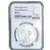 2020 S1.5E Austria Vienna Philharmonic NGC MS70
