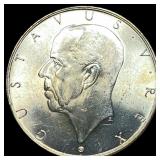 1938 Sweden Silver 2 Kroner UNCIRCULATED