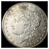 1887-S Silver Morgan Dollar CLOSELY UNCIRCULATED