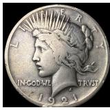 1921 Silver Peace Dollar LIGHTLY CIRCULATED