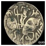 India Rajput 700-1000  Silver Jital NEARLY UNCIRC