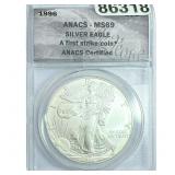1996 Silver Eagle ANACS MS69