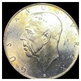 1938 Sweden Silver 2 Kroner UNCIRCULATED