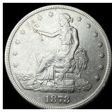 1878-S Silver Trade Dollar NEARLY UNCIRCULATED