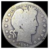 1904-O Silver Barber Half Dollar NICELY  CIRCULAT