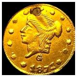 1874 California Gold 1/4 Dollar Token HIGH GRADE