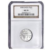 2008 1/4oz Platinum $25 Eagle NGC MS70