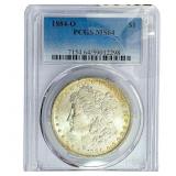 1884-O Morgan Silver Dollar PCGS MS64