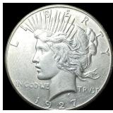 1927 Silver Peace Dollar UNCIRCULATED