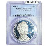 2009 $1 Abraham Lincoln PCGS PR69 DCAM