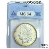 1888 Morgan Silver Dollar ANACS MS64