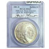 2001-D $1 Buffalo  PCGS MS69