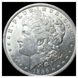 1886-S Silver Morgan Dollar CHOICE AU