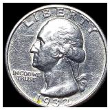 1932-S Silver Washington Quarter UNCIRCULATED