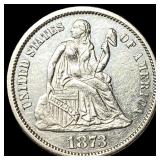 1873 Seated Liberty Dime UNCIRCULATED