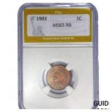 1903 Indian Head Cent PGA MS65 RB