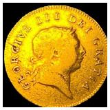 1816 Gold Half Sovereign George III NEARLY UNCIRCU
